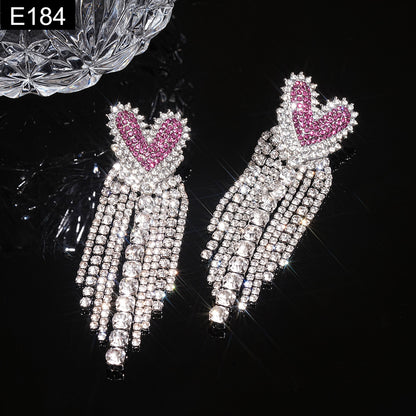 Fuchsia Dazzle Earring - E184