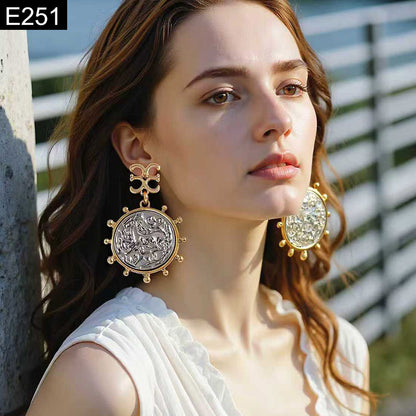 Silver Pegasus Earring - E251