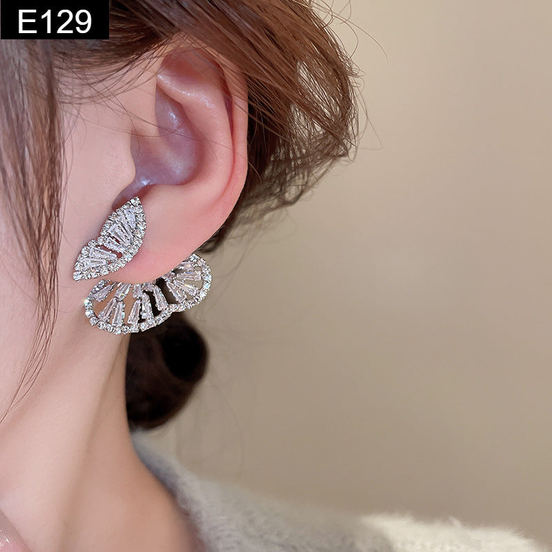 Crystal Butterfly Earring - E129