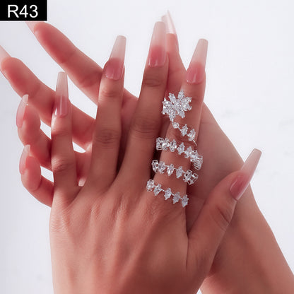 Marquise Orbit Ring - R43