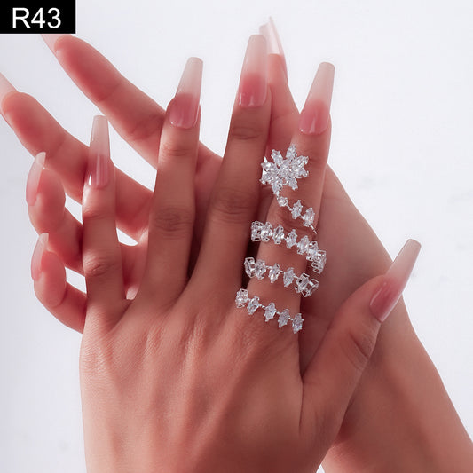 Marquise Orbit Ring - R43