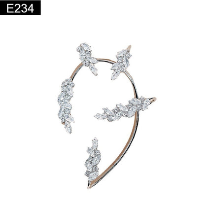 Crystal Laurel Earcuff - E234