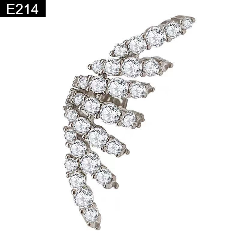 Frost Feather Earcuff - E214