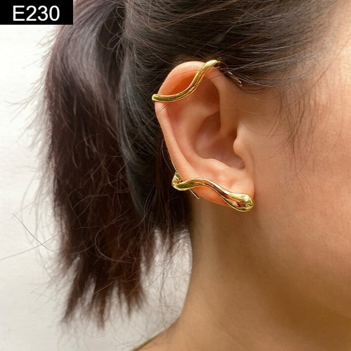 Thalassa Wave Earcuff - E230
