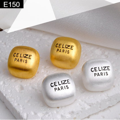 Matte Square Earring - E150