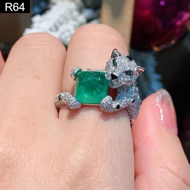Midnight Panther Ring - R64