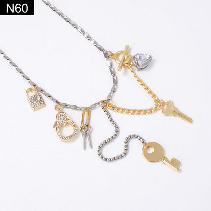 Enchanted Lock and Key Necklace - N60