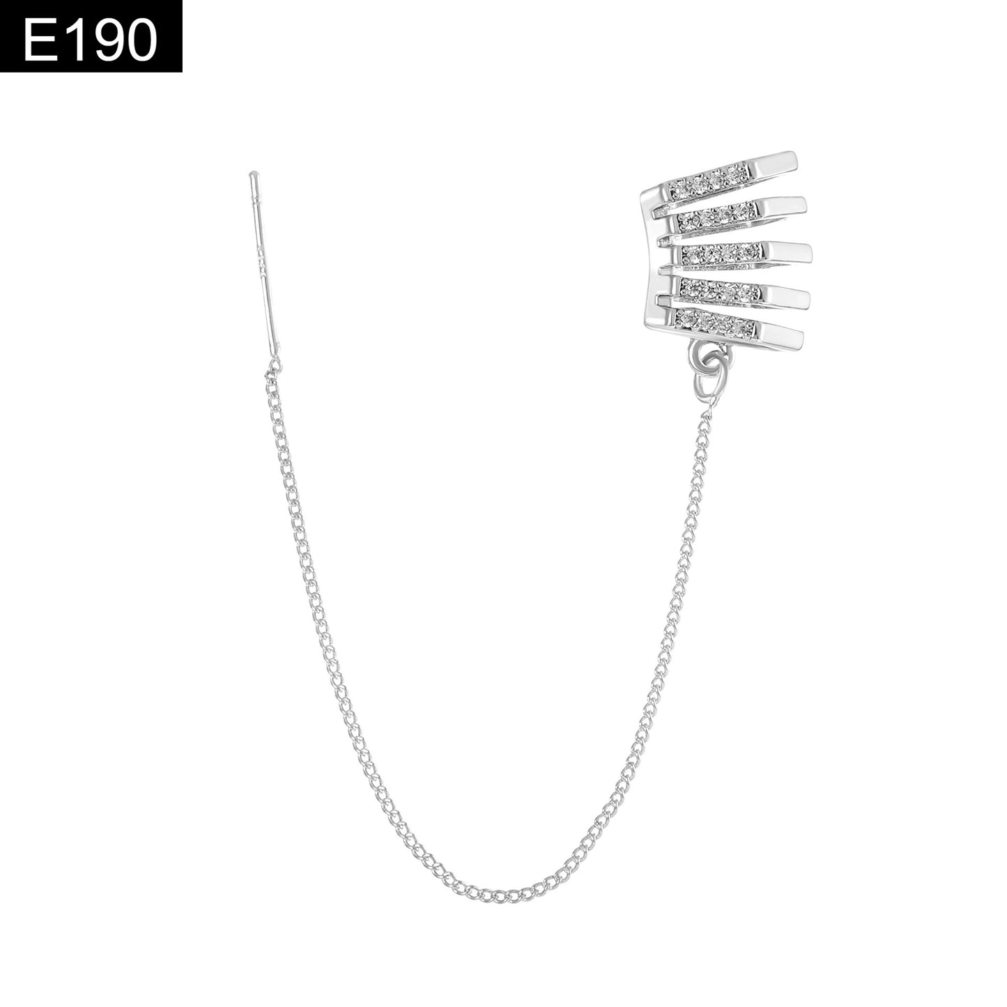 Grid Threader Earcuff - E190