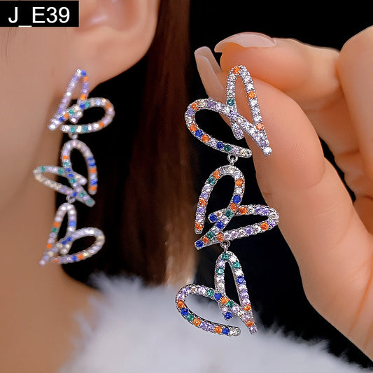 Harlequin Love Earring