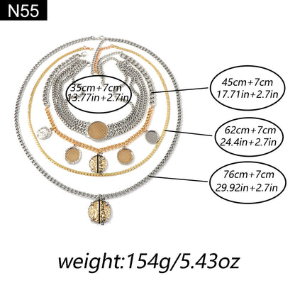 Regency Coin Necklace - N55