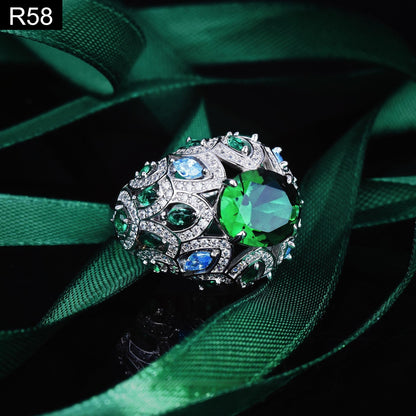 Emerald Majesty Ring - R58