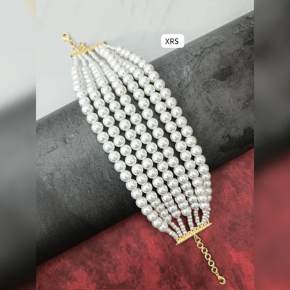 7 Line Pearl Choker