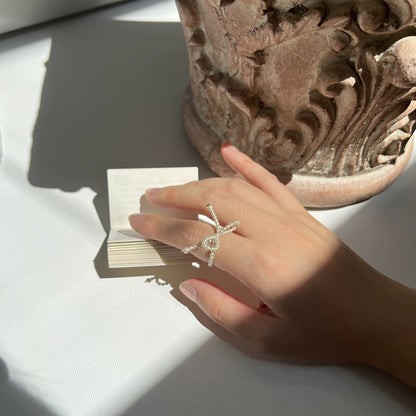 Pearl Knot Ring