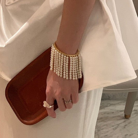Pearl Fringe Bracelet