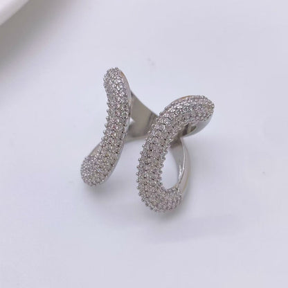 Pave Arc Ring