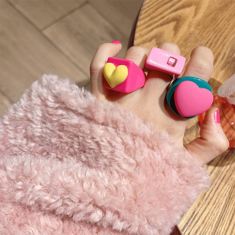 NeonLove Chunky Rings Pack
