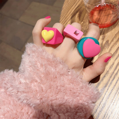 NeonLove Chunky Rings Pack