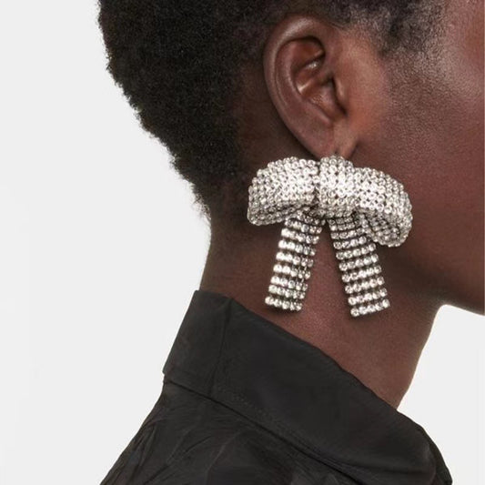 Shine On Bow Earring