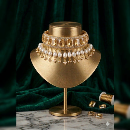 Sovereign Palace Pearl Drop Bridal Choker