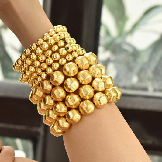 Stack of Nine Bracelets 1