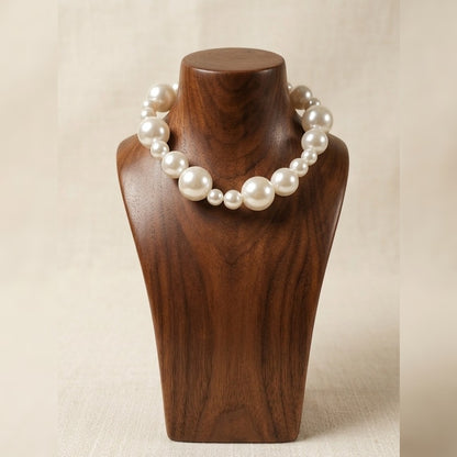 Vintage Pearl Royalty Statement Choker