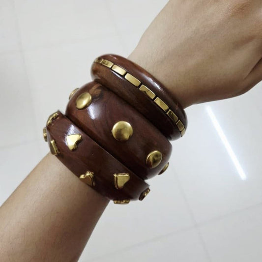 Tribal Heart Wooden Stack