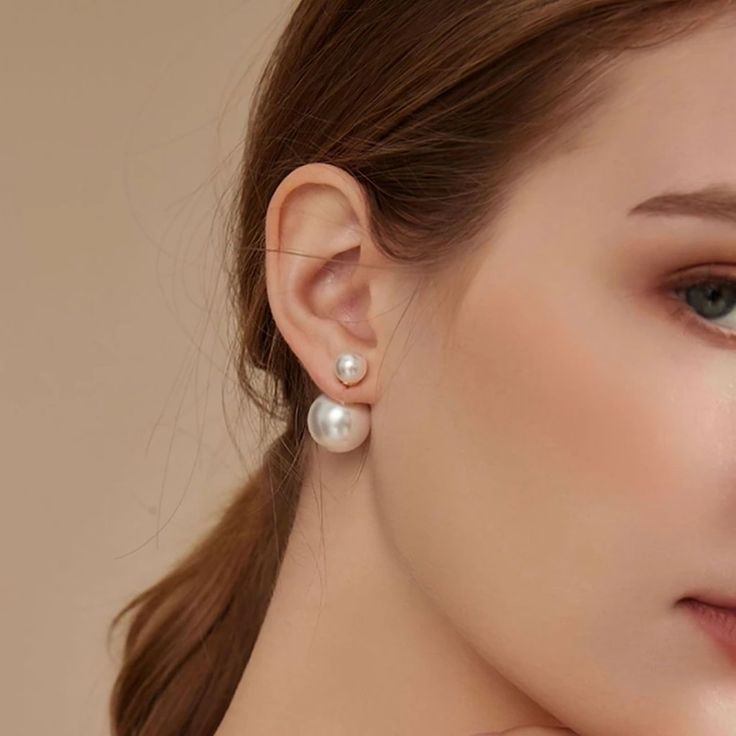 Pearl Reversible Stud 16mm