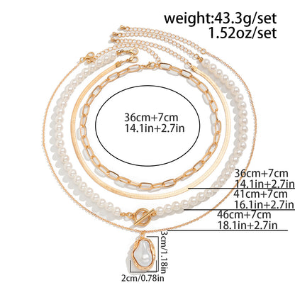 Gilded Oyster Necklace