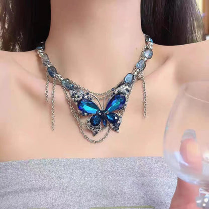 Sapphire Flight Necklace