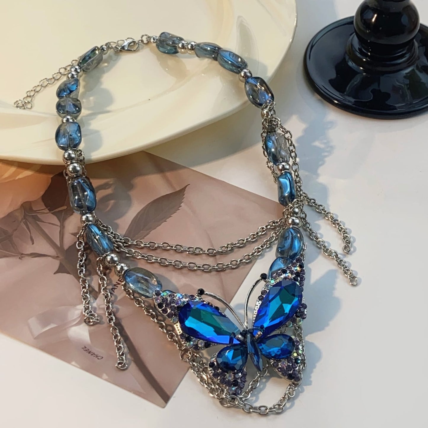 Sapphire Flight Necklace