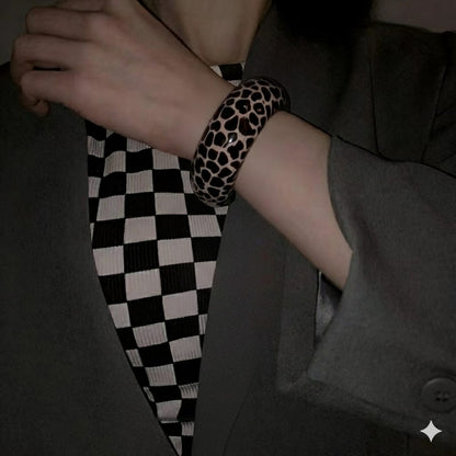Wild Luxe Leopard Resin Bangle