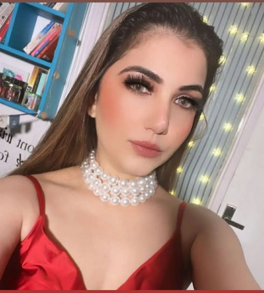 3 Line Graduated Pearl Choker