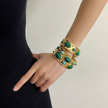 Royal Glow Gemstone Bangle