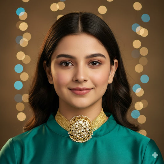 Sunburst Filigree Choker