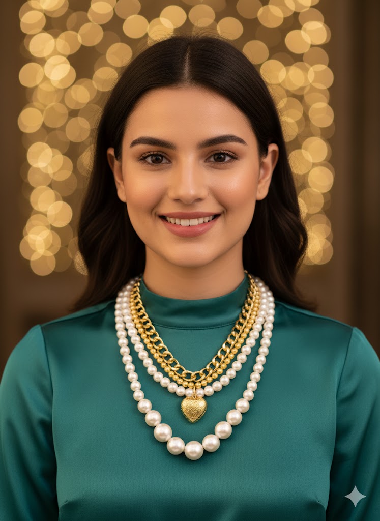 Regalia Layered Pearl Luxe Necklace