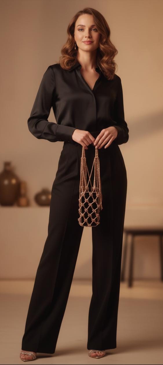 Crystal Weave Metallic Phone Sling