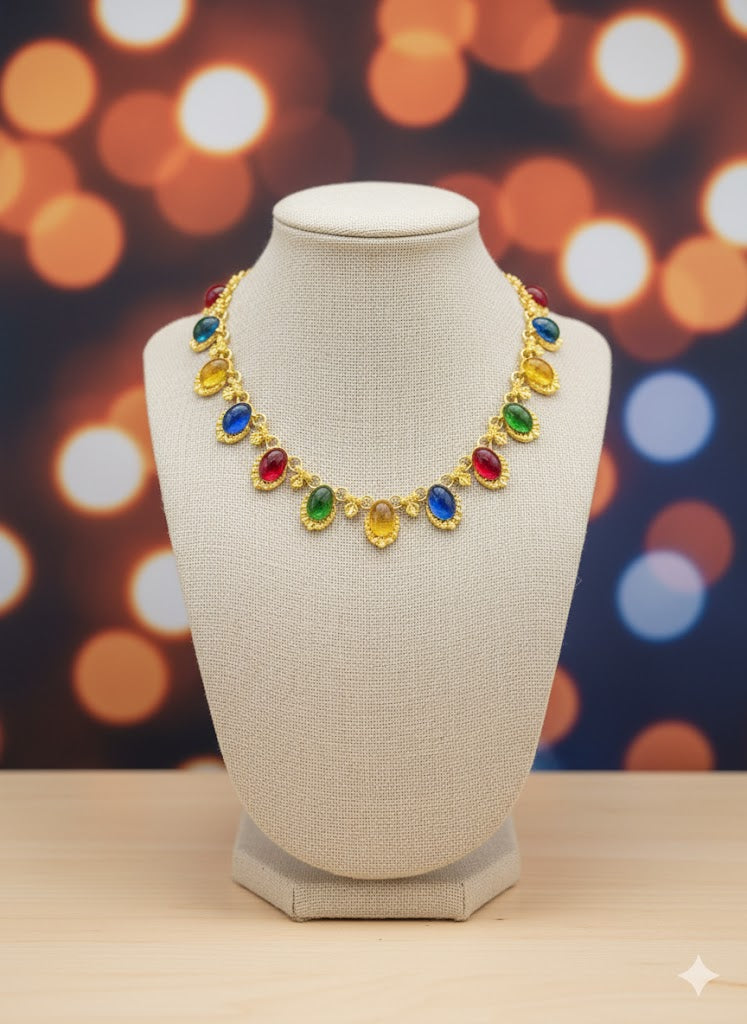 Royale Radiance Multi-Gem Necklace