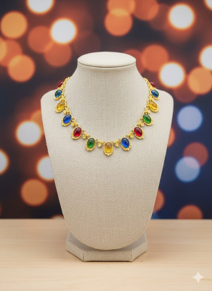 Royale Radiance Multi-Gem Necklace