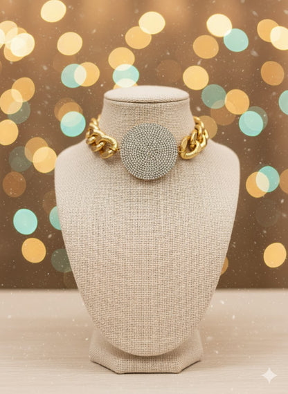 Majesty Circle Diamond Choker