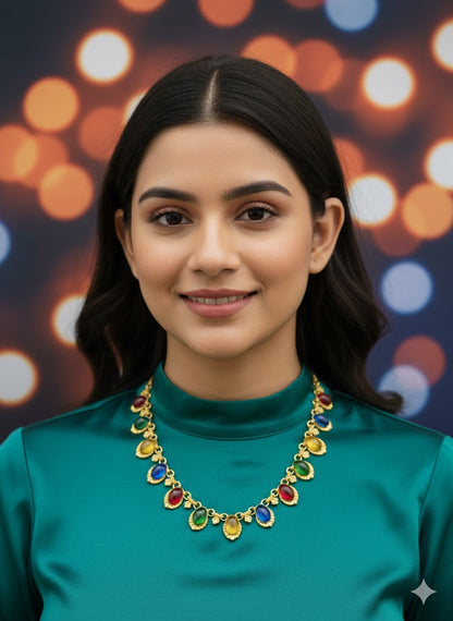 Royale Radiance Multi-Gem Necklace