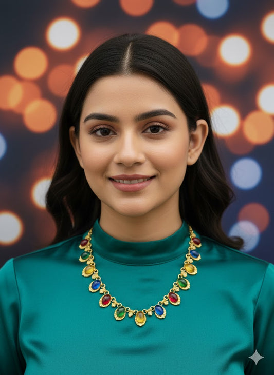 Royale Radiance Multi-Gem Necklace