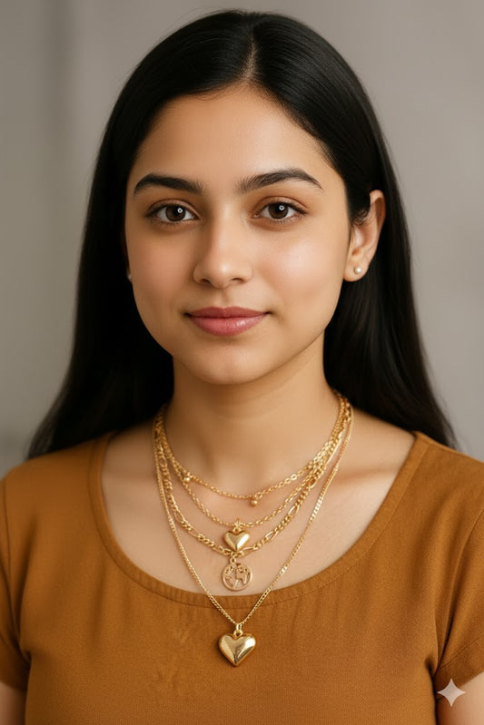 Heartstrings Stack Necklace