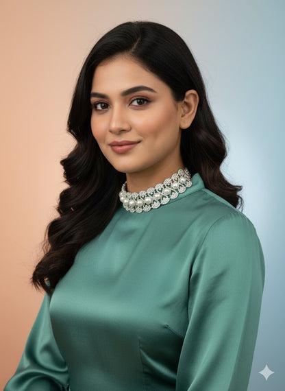 Rumana Zirconia Choker