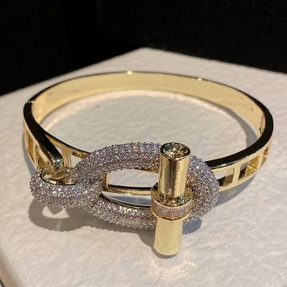 Zirconia Knot Bracelet